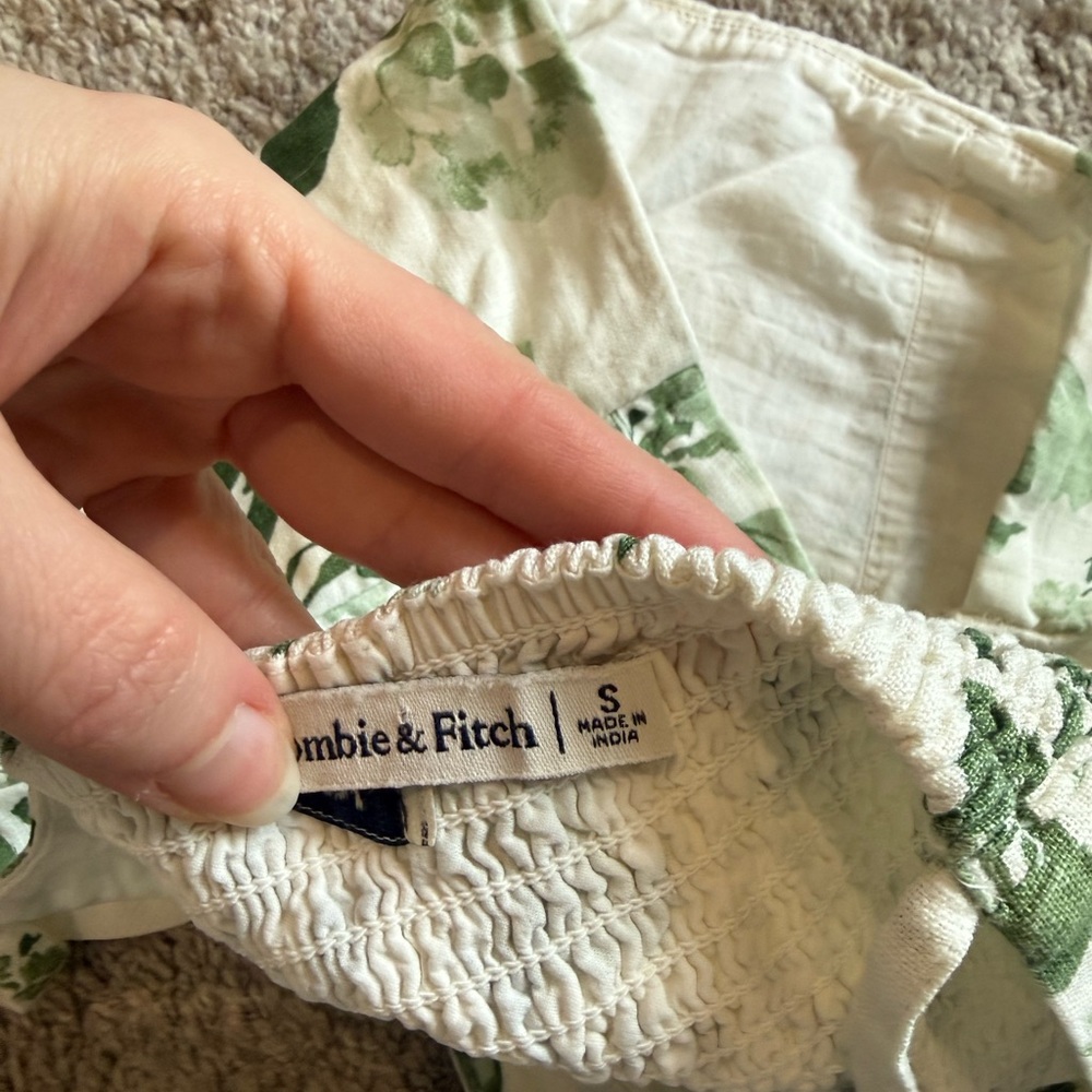 Abercrombie & Fitch Green Floral Skirt/skort Set - Picture 4 of 4